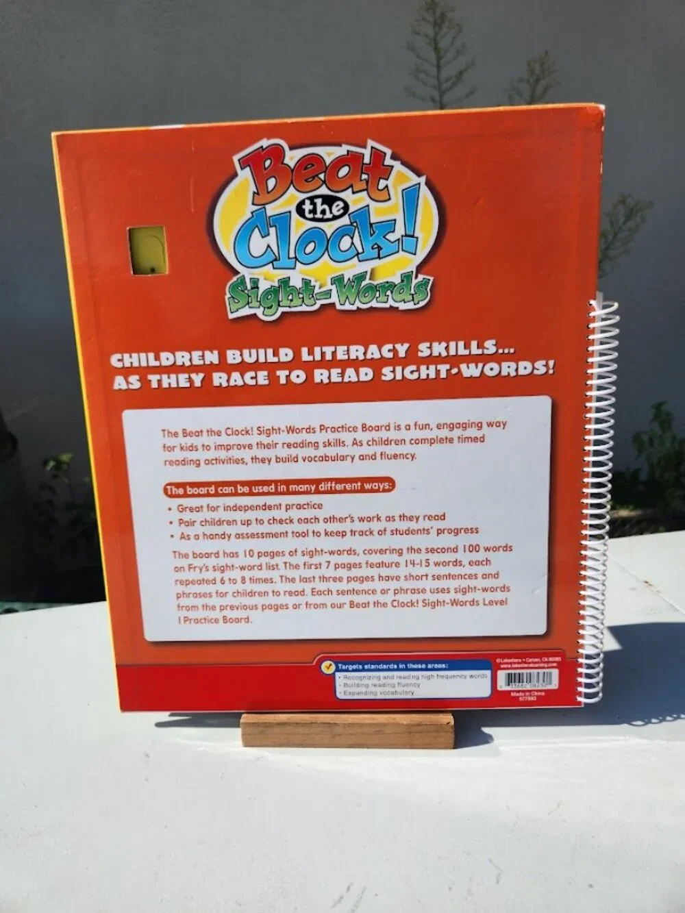 Lakeshore Learning Beat the Clock Sight- Words  Level 2 Interactive Activity Boo